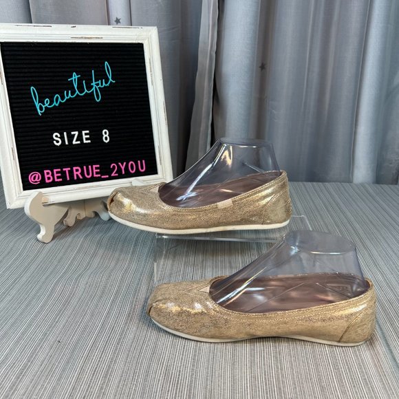 BOBS by Skechers PLUSH champagne slip ons shoes - 8 - Picture 3 of 9